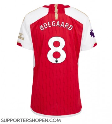 Arsenal Martin Odegaard #8 Hemma Matchtröja Dam 2023-24 Kortärmad